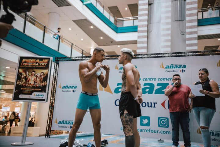 Pesaje I Velada TRT en el CC Añaza Carrefour (2)