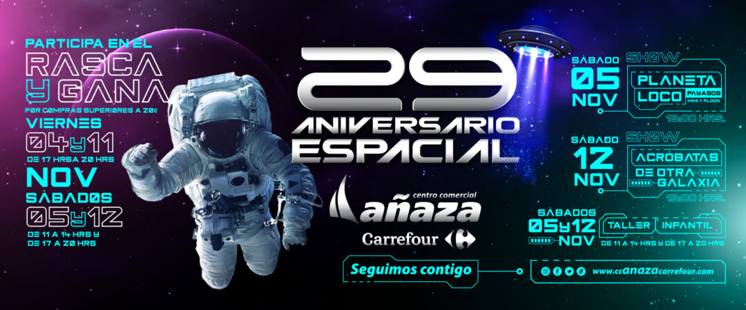 29 Aniversario del Centro Comercial Añaza Carrefour