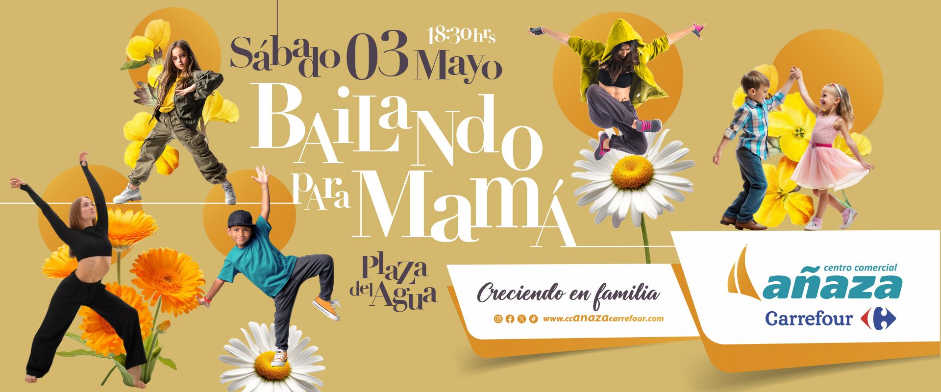 BAILANDO PARA MAMÁ CENTRO COMERCIAL AÑAZA CARREFOUR