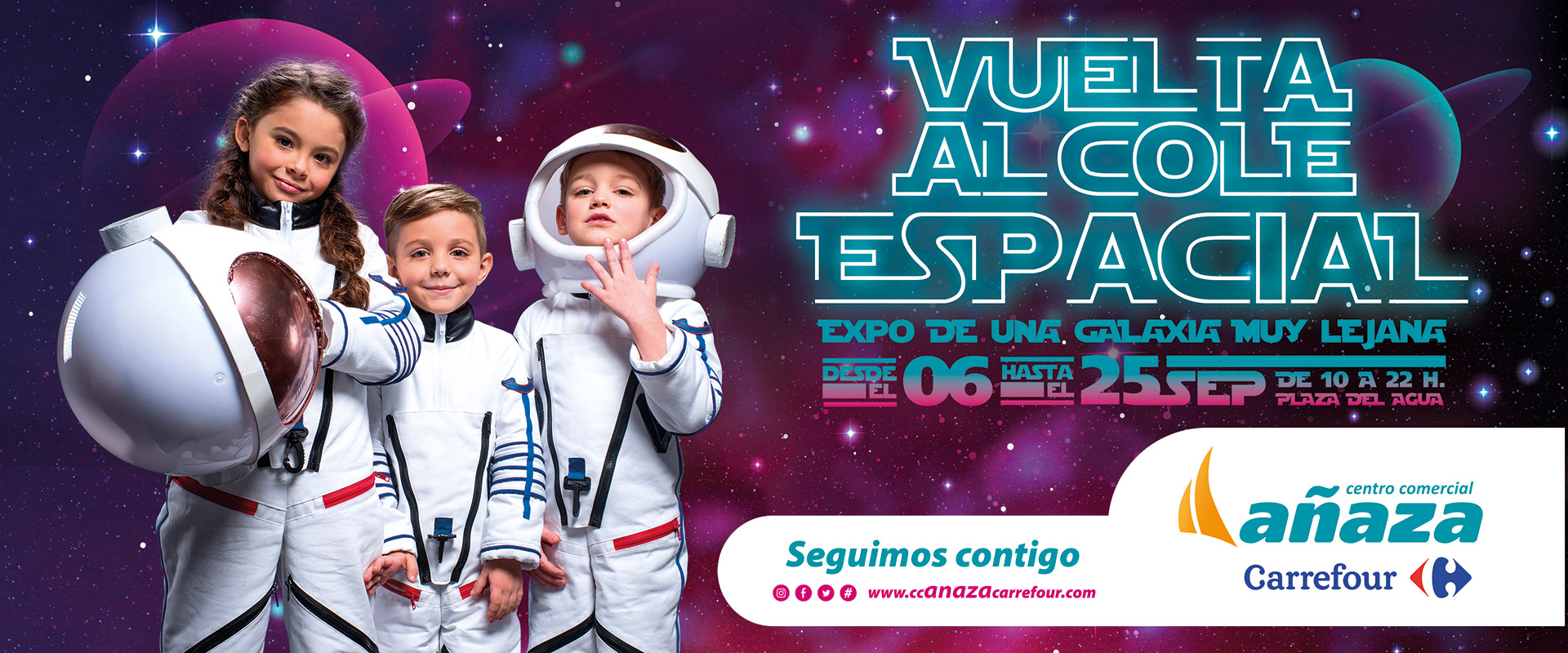 Disfruta de la Vuelta al Cole Espacial en CC Añaza Carrefour