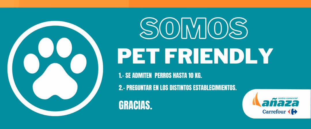 El Centro Comercial Añaza Carrefour es Pet Friendly
