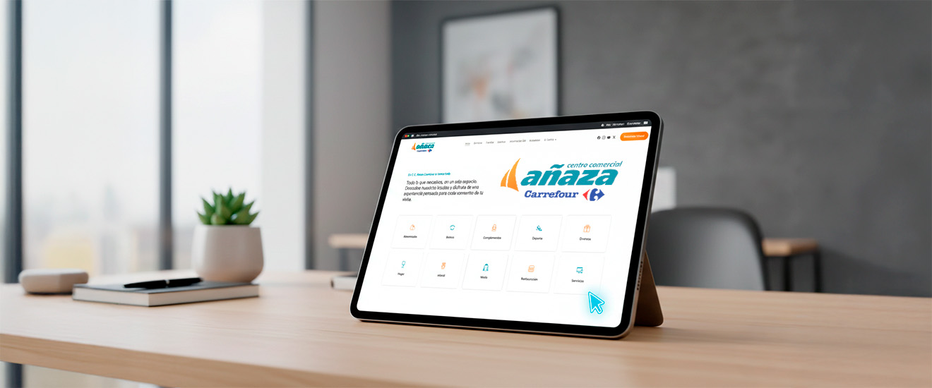 Nueva web del centro comercial Añaza Carrefour