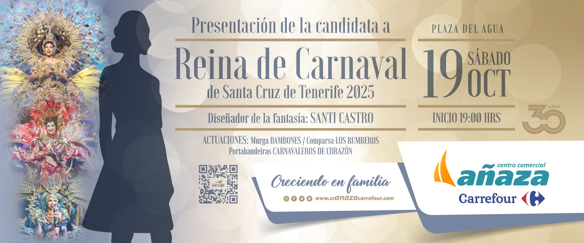 Presentación de nuestra candidata a Reina del Carnaval de Santa Cruz de Tenerife 2025
