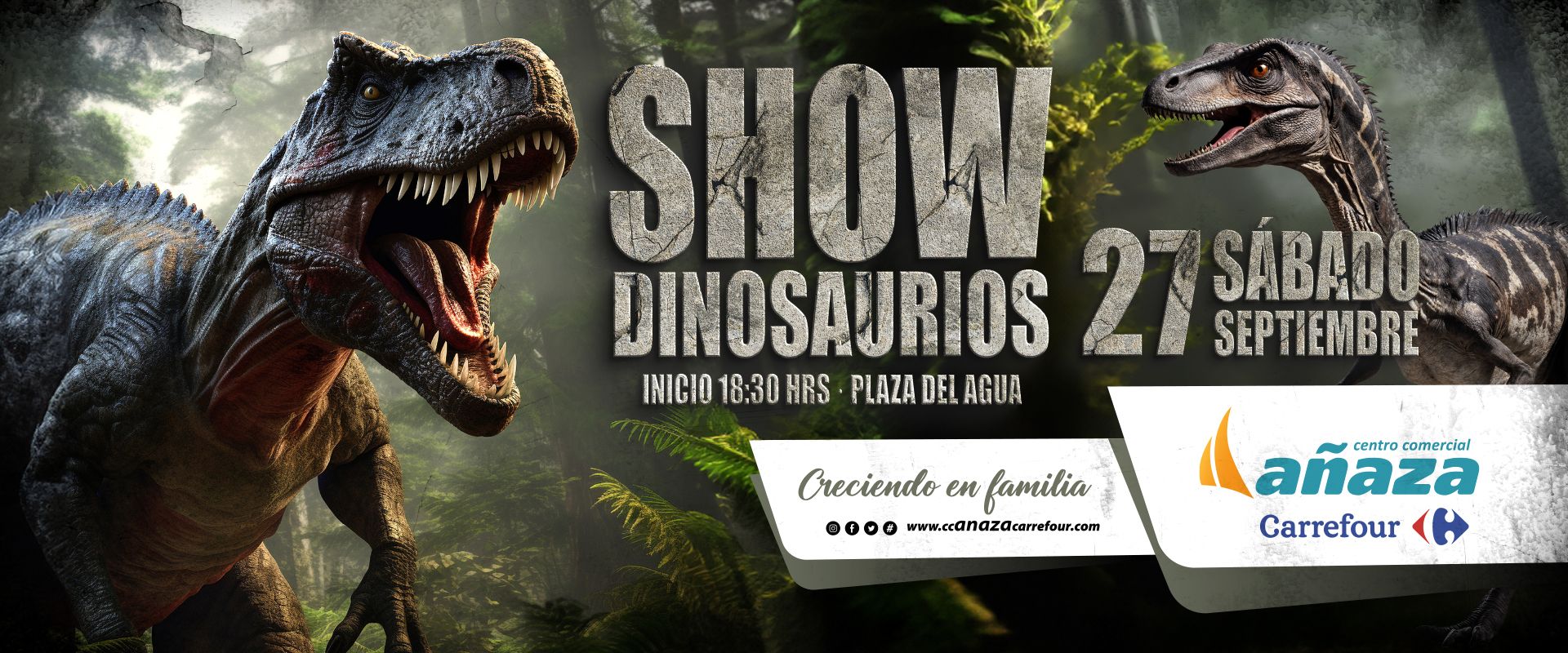 Revive la Asombrosa Aventura Prehistórica en CC Añaza Carrefour