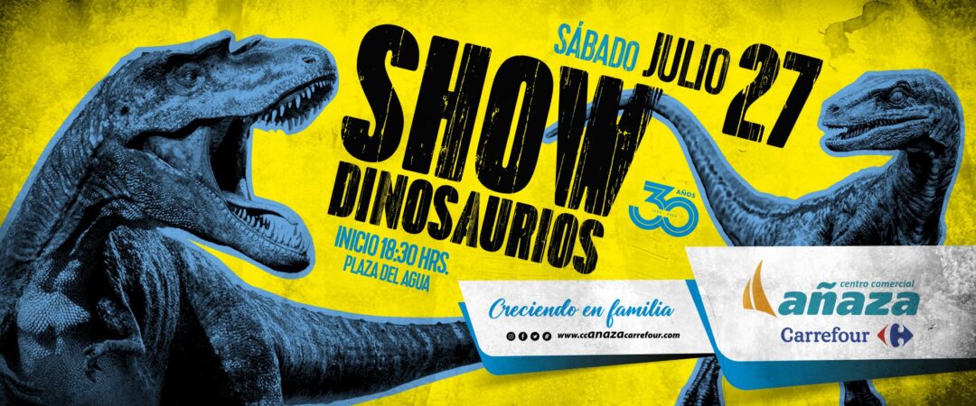 SHOW DINOSAURIOS CC AÑAZA CARREFOUR