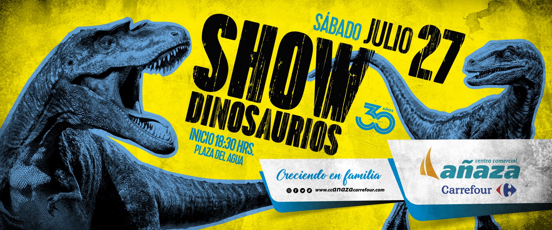 SHOW DINOSAURIOS CC AÑAZA CARREFOUR