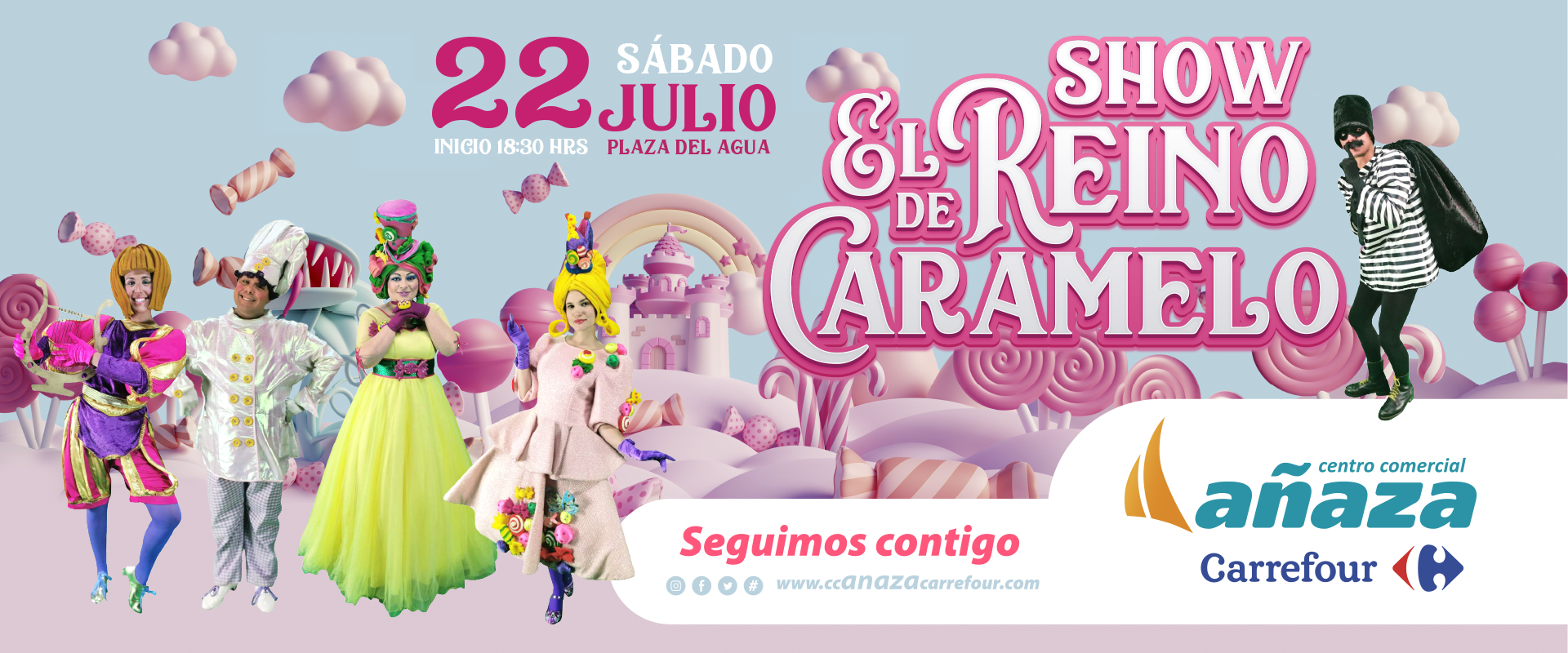 SHOW REINO CARMELO AÑAZA CARREFOUR