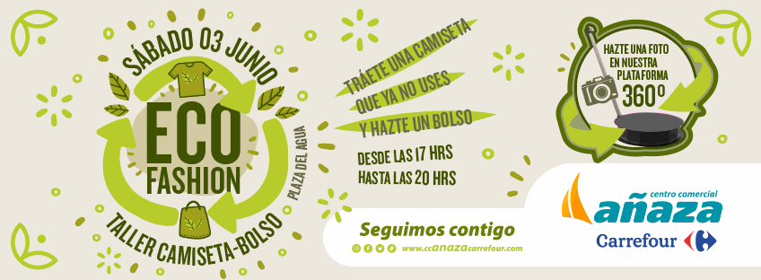 Taller Camiseta-Bolso EcoFashion en CC Añaza Carrefour