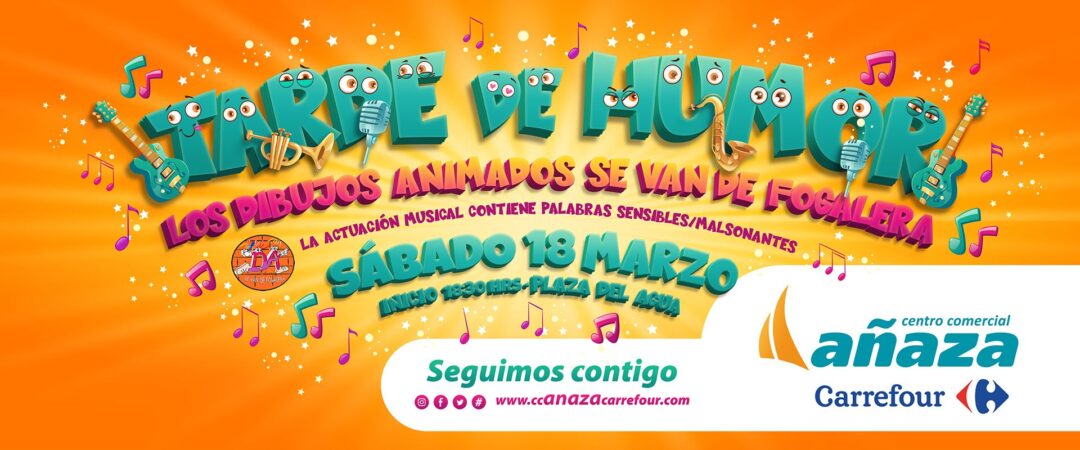 Tarde de Humor Los Dibujos Animados se van de Fogalera