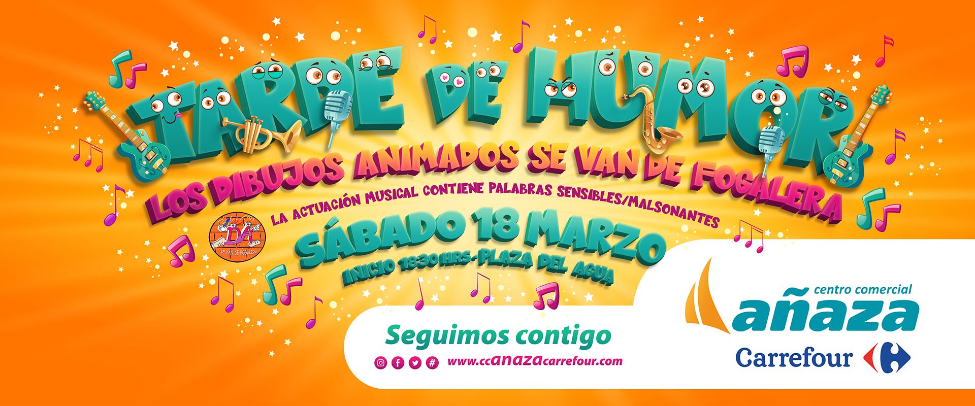 Tarde de Humor Los Dibujos Animados se van de Fogalera