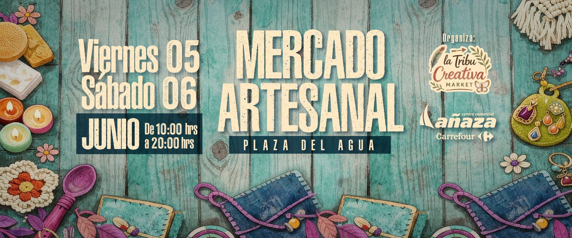 Diseños MERCADO ARTESANAL JUNIO AÑAZA CARREFOUR